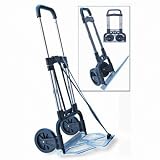 STB390009CHR - 275-lb. Capacity Portable Slide-Flat Luggage/Dolly Cart
