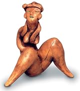 Seated Female Figurine