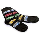 Wicked Art car print socks UK 6-11