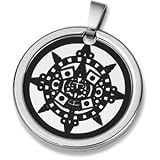 CleverSilvers Aztec Calendar Medal Pendant