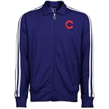 Antigua Chicago Cubs Royal Blue Amsterdam Full Zip Track Jacket