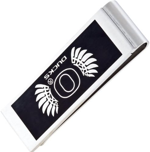 Stainless Steel Oregon Ducks Logo Money Clip