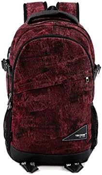 male bag female Korean tidal graffiti fashion canvas backpack leisure travel backpack