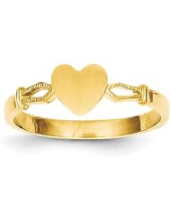 14k Childrens Heart Ring