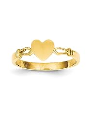 14k Childrens Heart Ring Cyber Monday Special