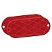 Fulton Bargman 74-78-010 Class A Oblong Reflector (Red with Mounting Holes and Adhesive Back - 2 Pack)
