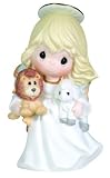 Precious Moments Angel Holding Lion And Lamb Figurine Peace On Earth