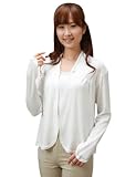 UVカットカーディガン オフホワイトL (バスト86~94cm)