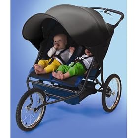 Kiddopotamus RayShade Double (Black) - ON SALE