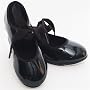 Capezio Toddler Little Girls Black Patent Tap Dance Shoes Girl 5.5-3.5