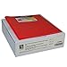 C-Line Two-Pocket Heavyweight Poly Portfolio with Prongs, For Letter Size Papers, Includes Business Card Slot, 1 Case of 25 Portfolios, Red (33964-25)