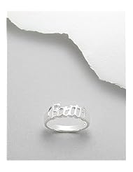 Message Ring In 92.5 Sterling Silver