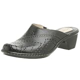 Clarks Womens Carnation Mule,Black,7.5 M