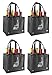 CYMA Reusable 6 Bottle Wine Tote- 4 Pack