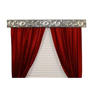 BCL Drapery Hardware 82AVAS Curtain Rod Valance, Acanthus Vine on Handcrafted Solid Steel... by BCL Drapery Hardware