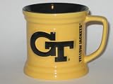 GEORGIA TECH YELLOW JACKETS 11 oz. Team Logo Sculpted COFFEE MUG