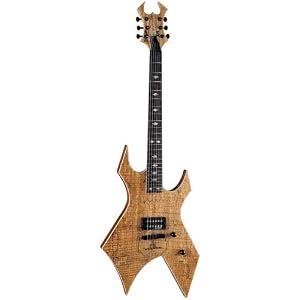 B.C. Rich Exotic Warlock Electric Guitar - Spalted Maple by 