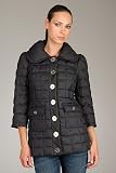 Juicy Couture - Juicy Couture Quilted Long Black Puffer Coat