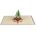 Ciamlir 3D Laser Cut Pop-up Greeting Card Christmas Tree