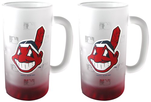 Cleveland Indians Frosted Mug (16-Ounce, Set of 2)
