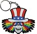 The Grateful Dead Rubber Keychain