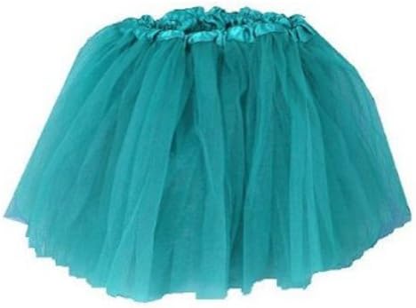 Little Mystique LegsGirls Tulle Ballet Tutu Skirt Fairy Angel (Turquoise)