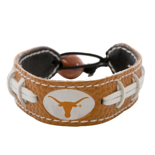 Texas Longhorns Team Color Football Bracelet