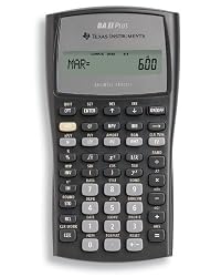 Texas Instruments BA II Plus Financial Calculator
