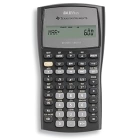 Texas Instruments BA II Plus Financial Calculator