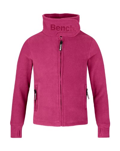 Bench M&auml;dchen Fleecejacke CORE FUNNEL NECK, festival fuchsia, 152, BGEK0153B_PK093
