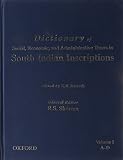 Dictionary of social, economic, and administrative terms in south Indian inscriptions