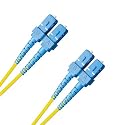 Optronics - 2m Fibre Optic Sc To Sc 9/125 Singlemode (os1) Cable,3mm With A Low Smoke Zero Halogen Jacket - Yellow