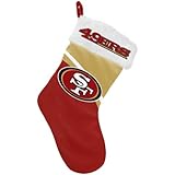 NFL Swoop Logo Stocking NFL Team: San Francisco 49ers