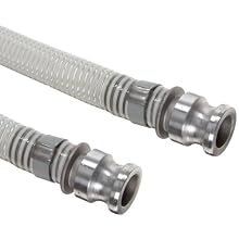 Unisource 1500 PVC Suction/Discharge Hose Assembly, Aluminum Cam And Groove Connection