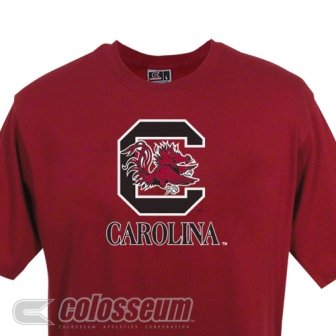 Buy South Carolina Gamecocks Team Color Logo T-Shirt by Colosseum Athletics