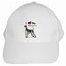 I Love My Afghan Hound White Cap Hat