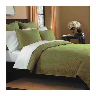 Bundle-95 Classic Quilt Collection in Green Stripe (3 Pieces) Size: King
