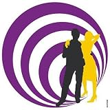 007 People (Purple) - Artist: Puntoos - Art Print on Canvas - Image Size: 11.75 by 11.75 inches Art Print on Canvas