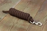 Hamilton 10' x 5/8 Extra Heavy Duty Poly Lead with Bolt Snap, Brown