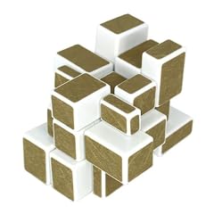 3x3 Mirror Cube Gold (matt) - Zauberw�rfel mit wei�em Untergrund - inkl. Cubikon-Tasche