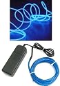 9ft Blue Neon Glowing Strobing Electroluminescent Wire (El Wire)