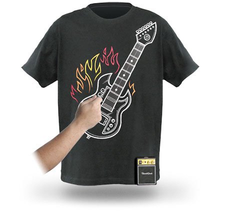 Kids Electronic Rock Guitar Shirt - Small