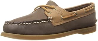 Sperry Top-Sider Women's A/O Two Tone Boat Shoe, Dark Brown/Tan, 8 M US