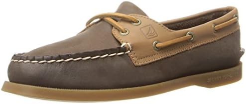 Sperry Top-Sider Women's A/O Two Tone Boat Shoe, Dark Brown/Tan, 8 M US
