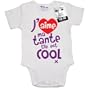 Dirty Fingers - J'aime ma tante. Elle est cool x - Body b�b�, 100% coton