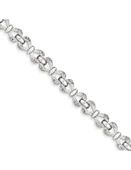 Sterling Silver Diamond Fashion Bracelet