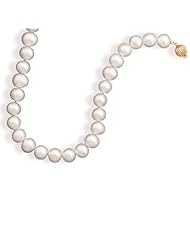 16.5 Inch 11.5-12.5mm Cultured Freshwater Pearl Necklace with a 14 Karat Yellow Gold Clasp