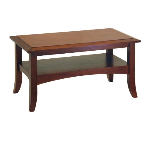 Winsome Wood Craftsman Coffee Antique Walnut