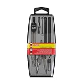 Herlitz 8710105 Zirkel (B&uuml;ro), 223 mm, 140 mm silber - Herlitz