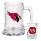 Arizona Cardinals Beer Mug And Shot Glass Boilermaker Set